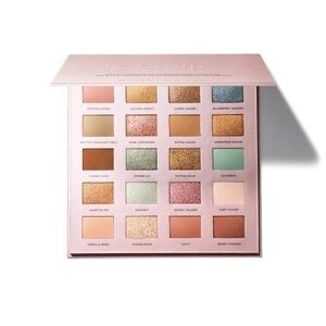 ICONIC London Eyeshadow Palette - Pink, Green, Gold, and Cream